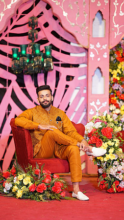 Usama & Arooj Mehndi 00036