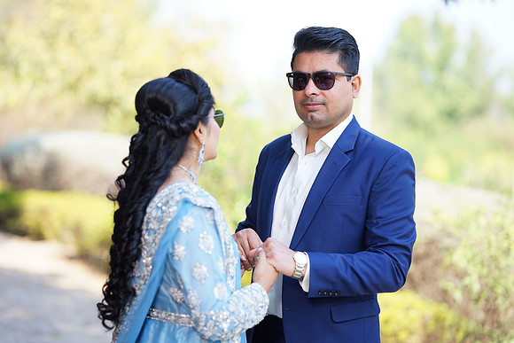 Haniya & Abid Outdoor Walima Shoot 00065