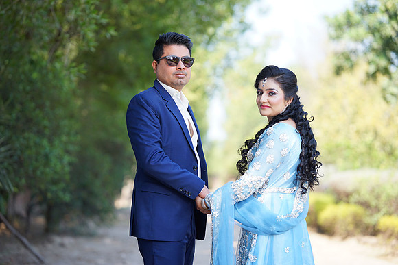 Haniya & Abid Outdoor Walima Shoot 00009